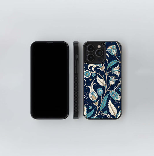 Autumn Floral Tapestry Glass Case