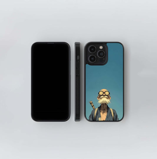 Master Roshi Sky Portrait Glass Case