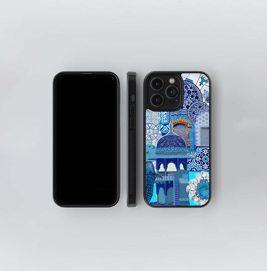 Royal Blue Bliss Glass Case