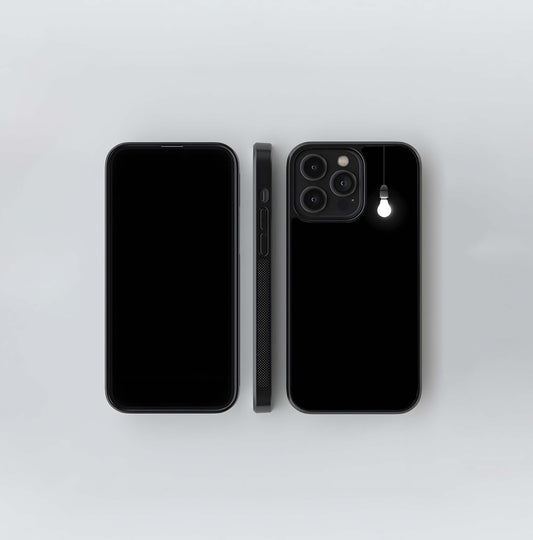 Hanging Light Bulb Glass Case