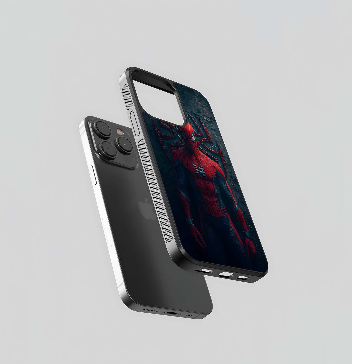 Armored Spider-Man Mural Glass Case