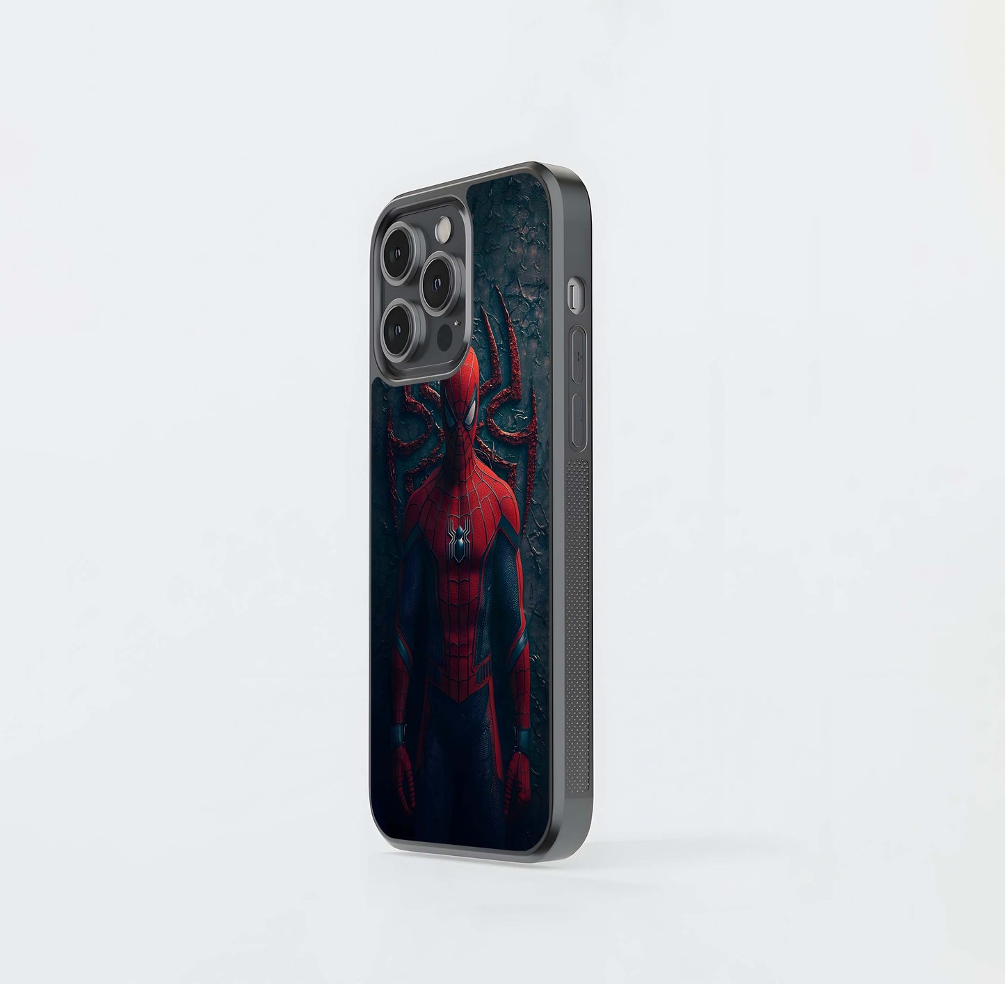 Armored Spider-Man Mural Glass Case