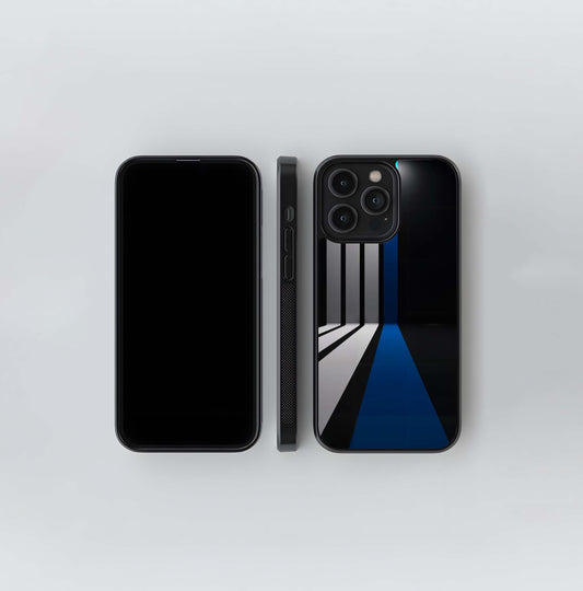 Blue Light Passage Glass Case