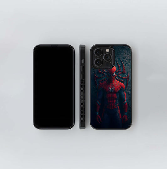 Armored Spider-Man Mural Glass Case