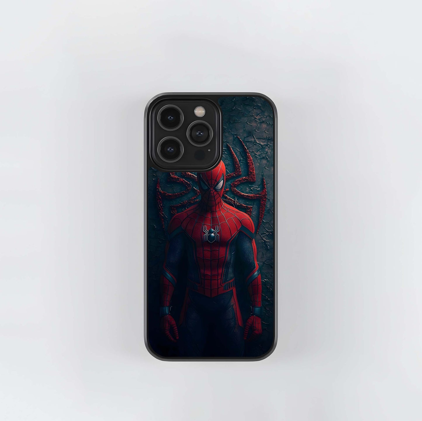 Armored Spider-Man Mural Glass Case