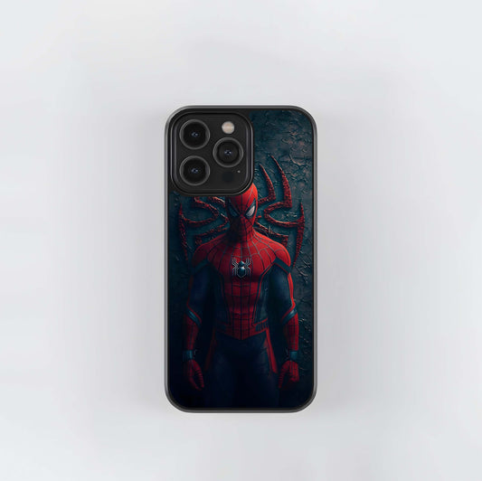 Armored Spider-Man Mural Glass Case