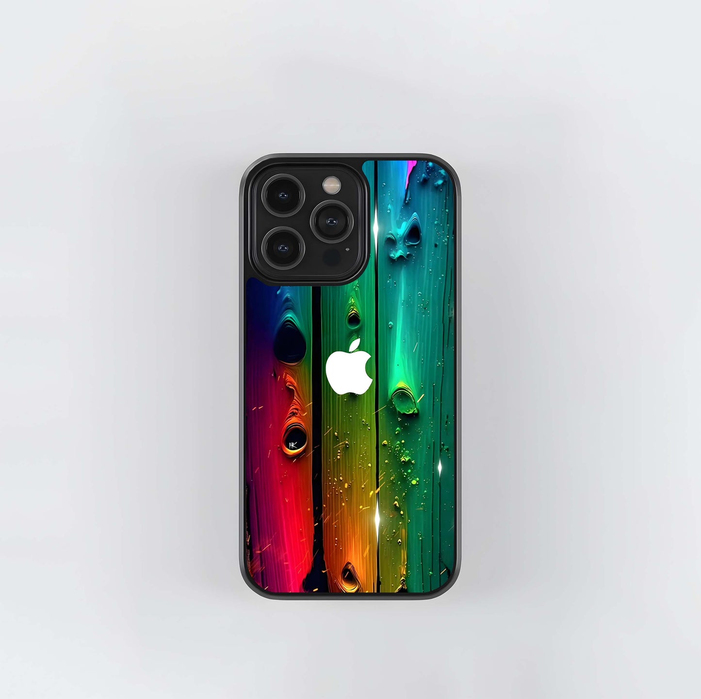 Rainbow Apple Spectrum Glass Case