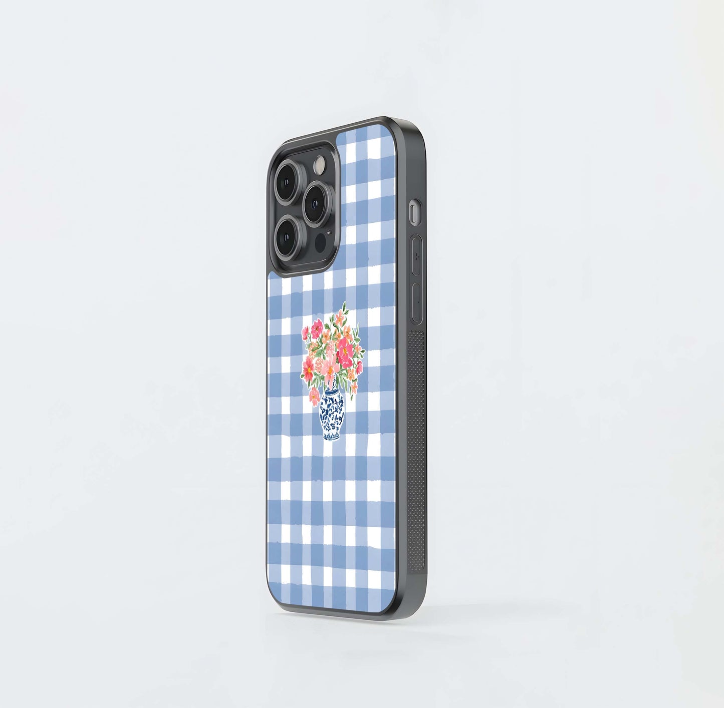 Baby Blue Pot Glass Case