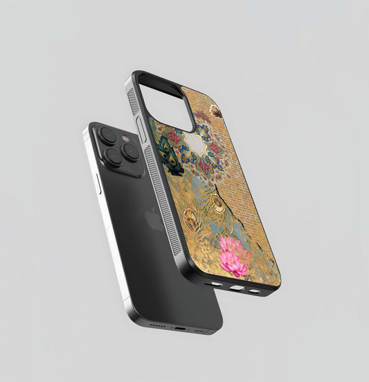 Sacred Bloom Aura Glass Case