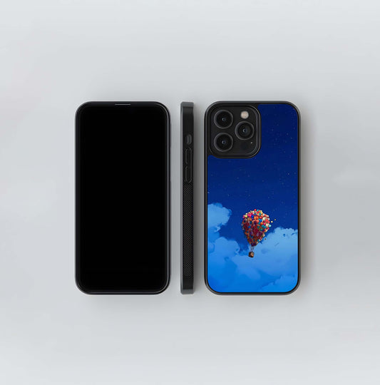 Balloon House Sky Glass Case