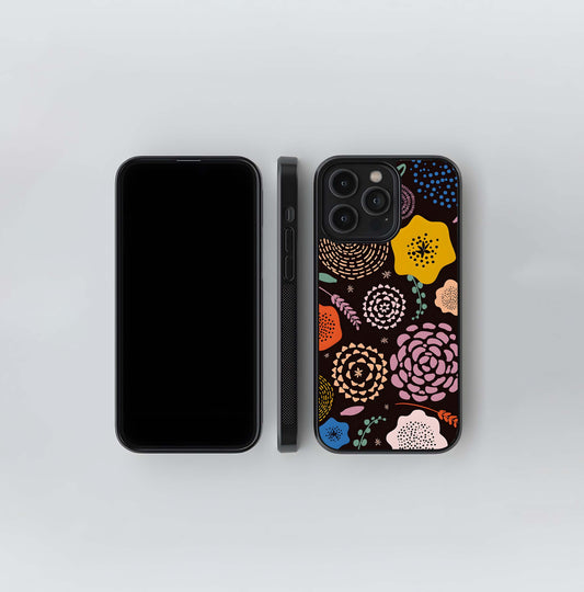 Retro Bloom Vibes Glass Case