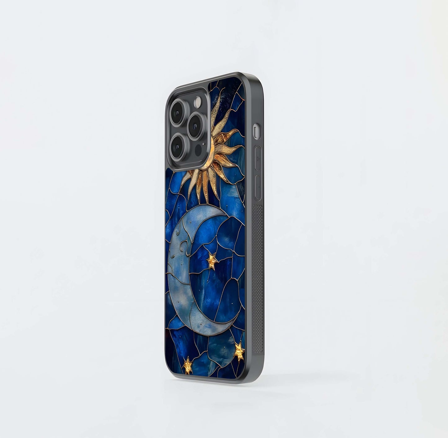 Solar Moon Mosaic Glass Case