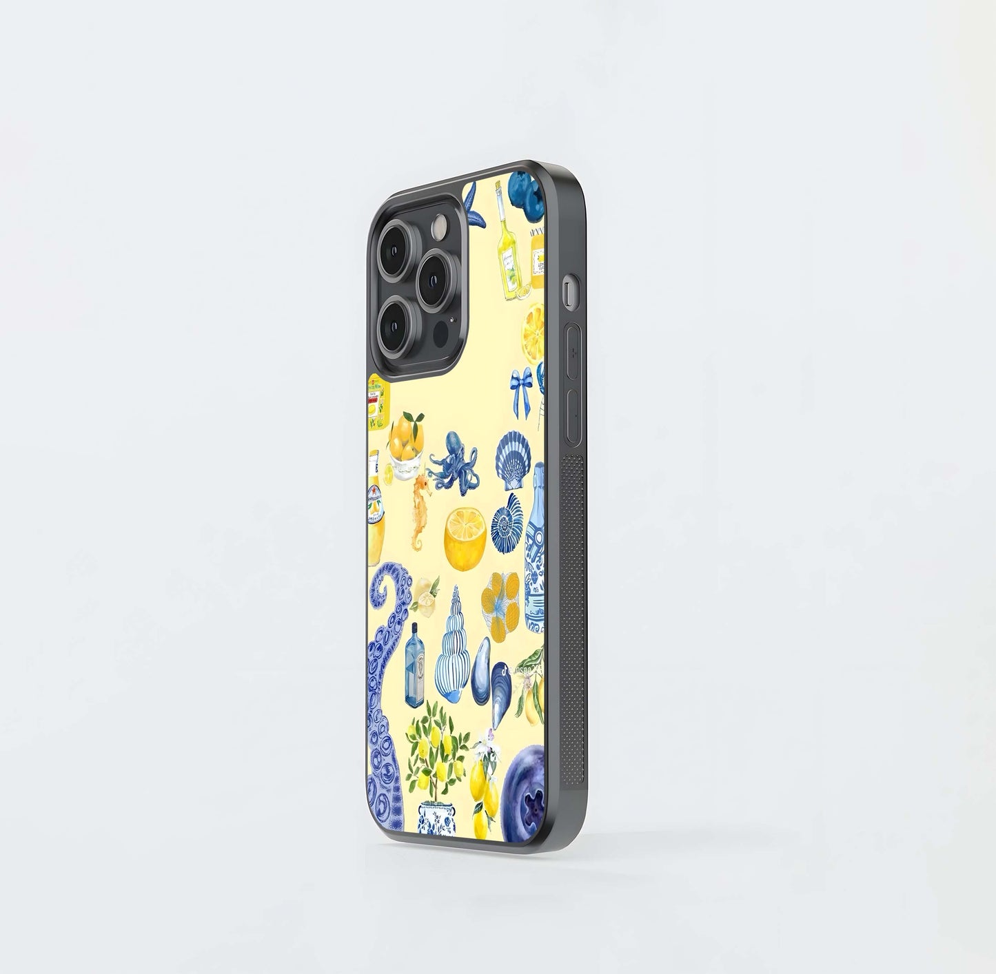 Yellow Summer Mood Glass Case