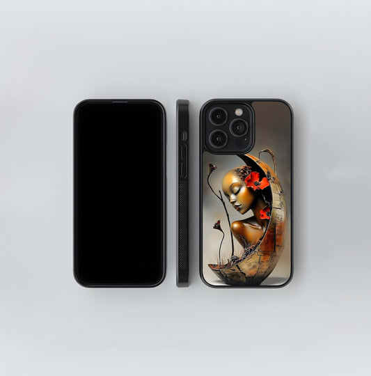 Crescent Bloom Muse Glass Case