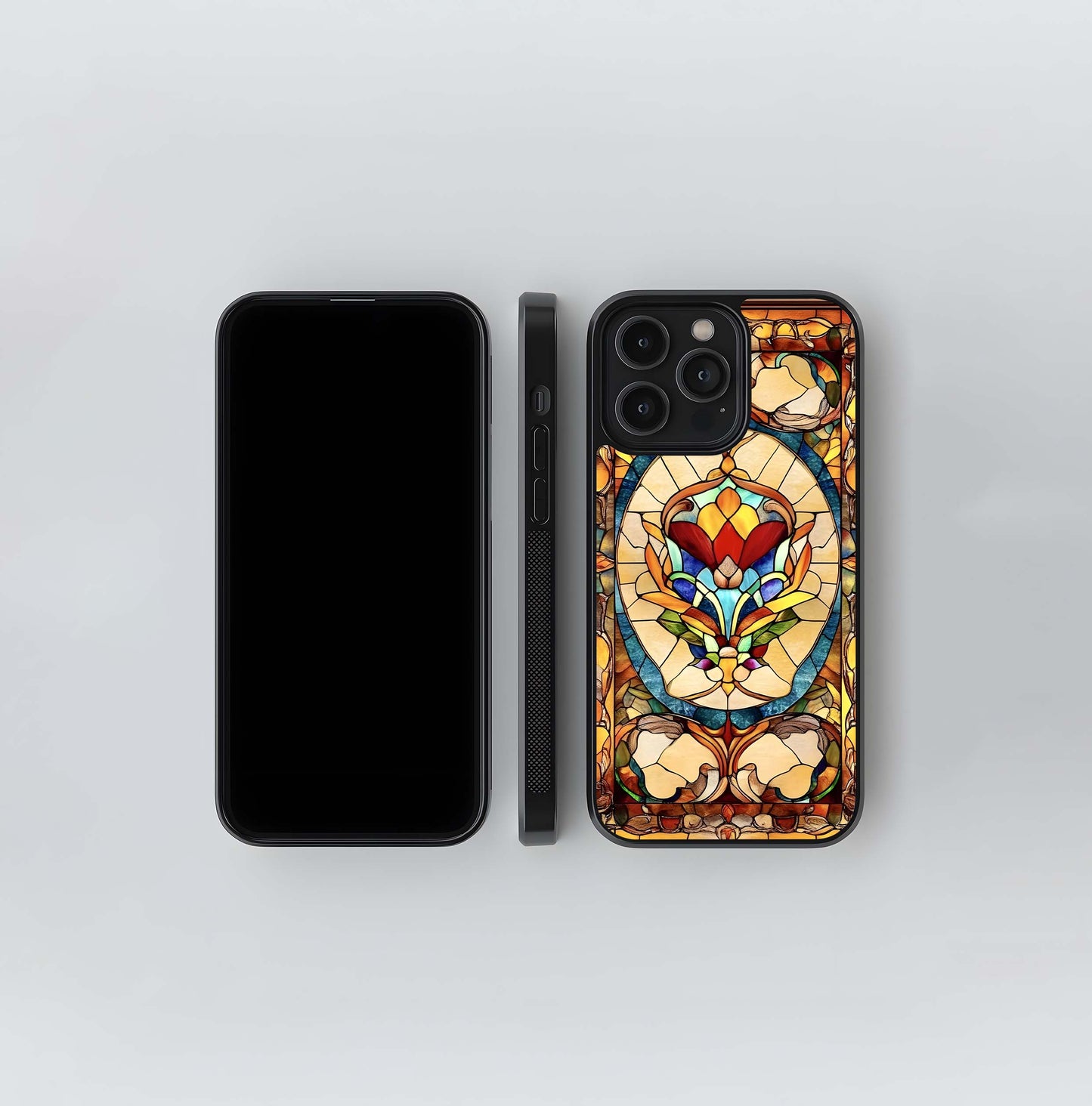Stained Gemstone Glass Case
