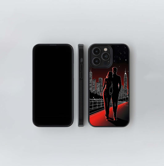 Crimson City Walk Glass Case