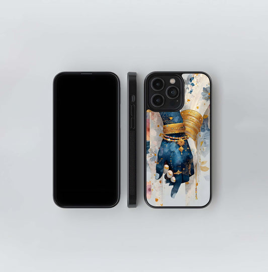 Spritual Hands Glass Case