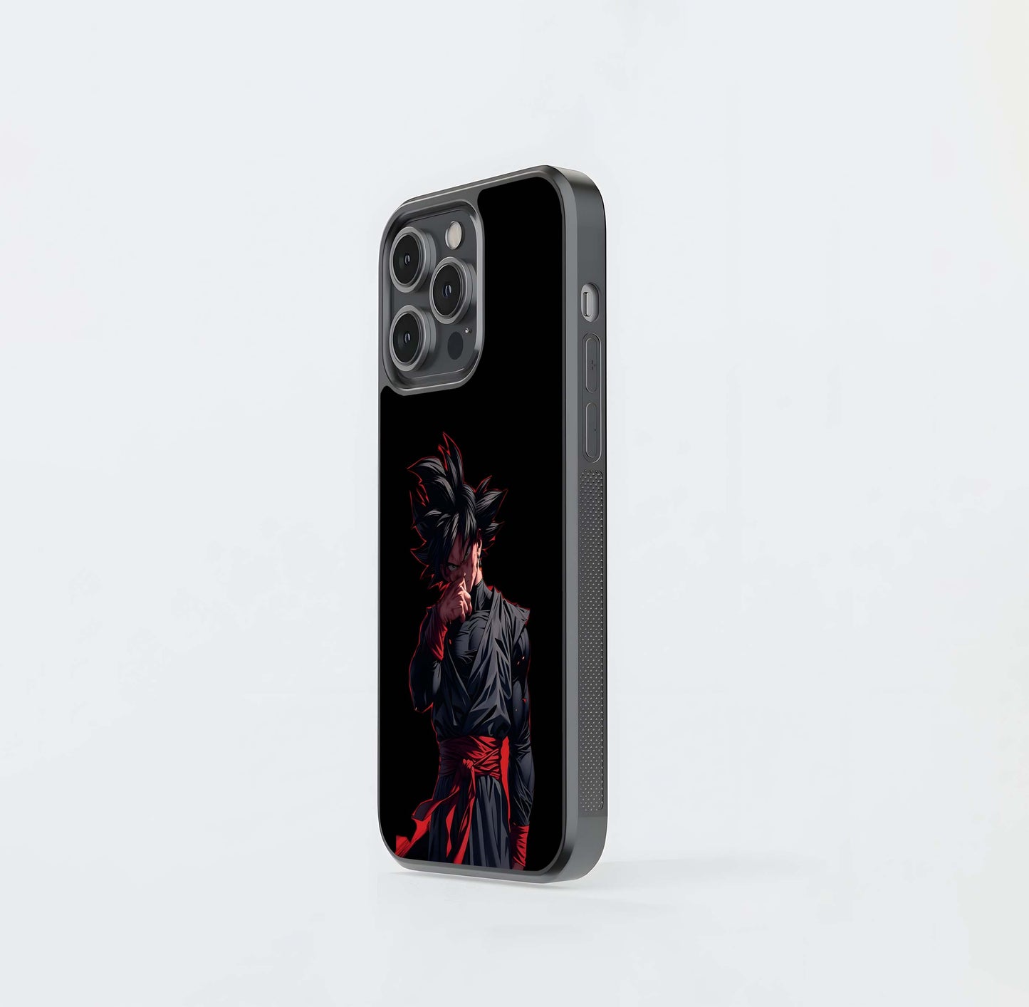Goku Black Dark Anime Art Glass Case