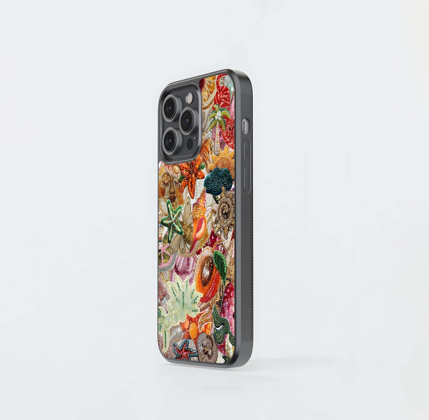 Tropical Bead Rush Glass Case