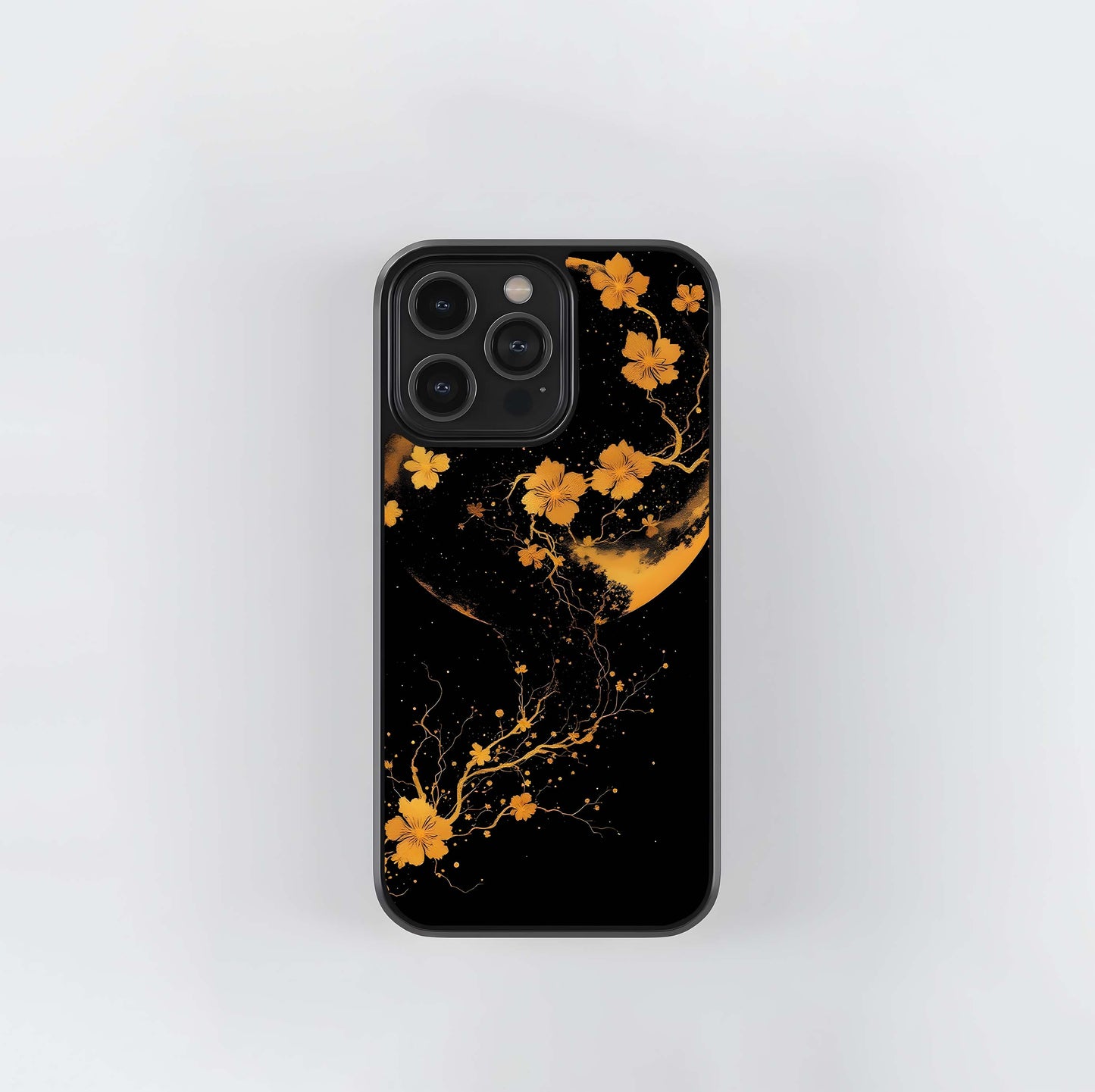 Celestial Gold Bloom Glass Cases