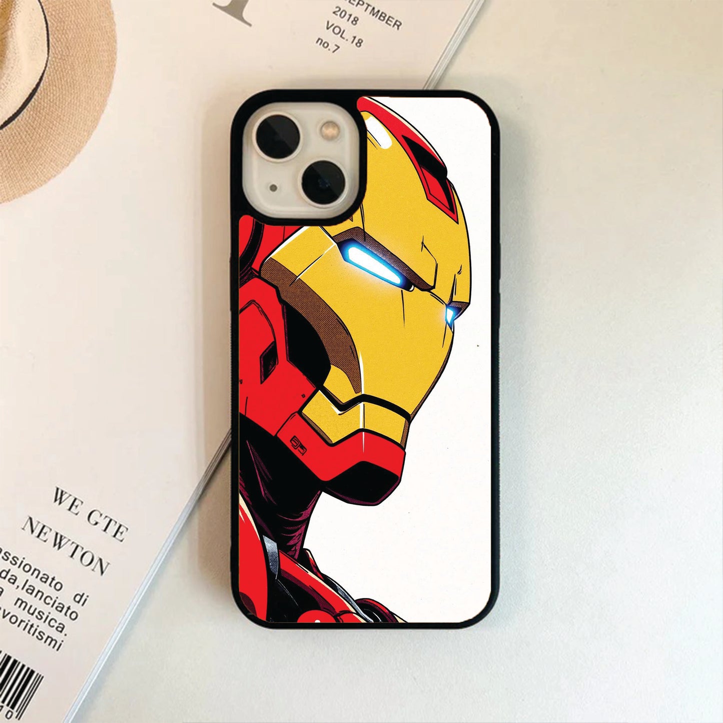 Iron Man Themed Look Glass Case Phone Covers