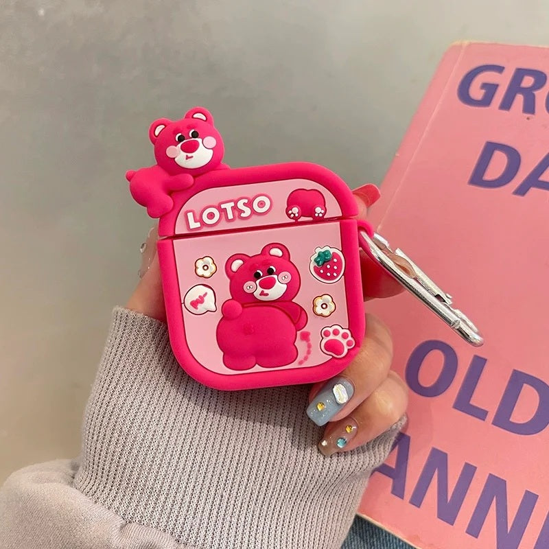 Lotso AirPods Case AIRPODS PRO 2 Cute bear-themed protective case AIRPODS PRO 2