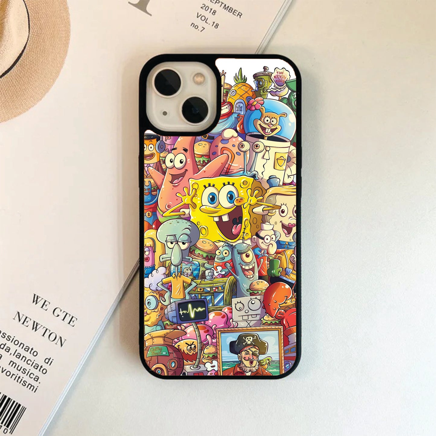 SpongeBob SquarePants glass Cases Phone covers