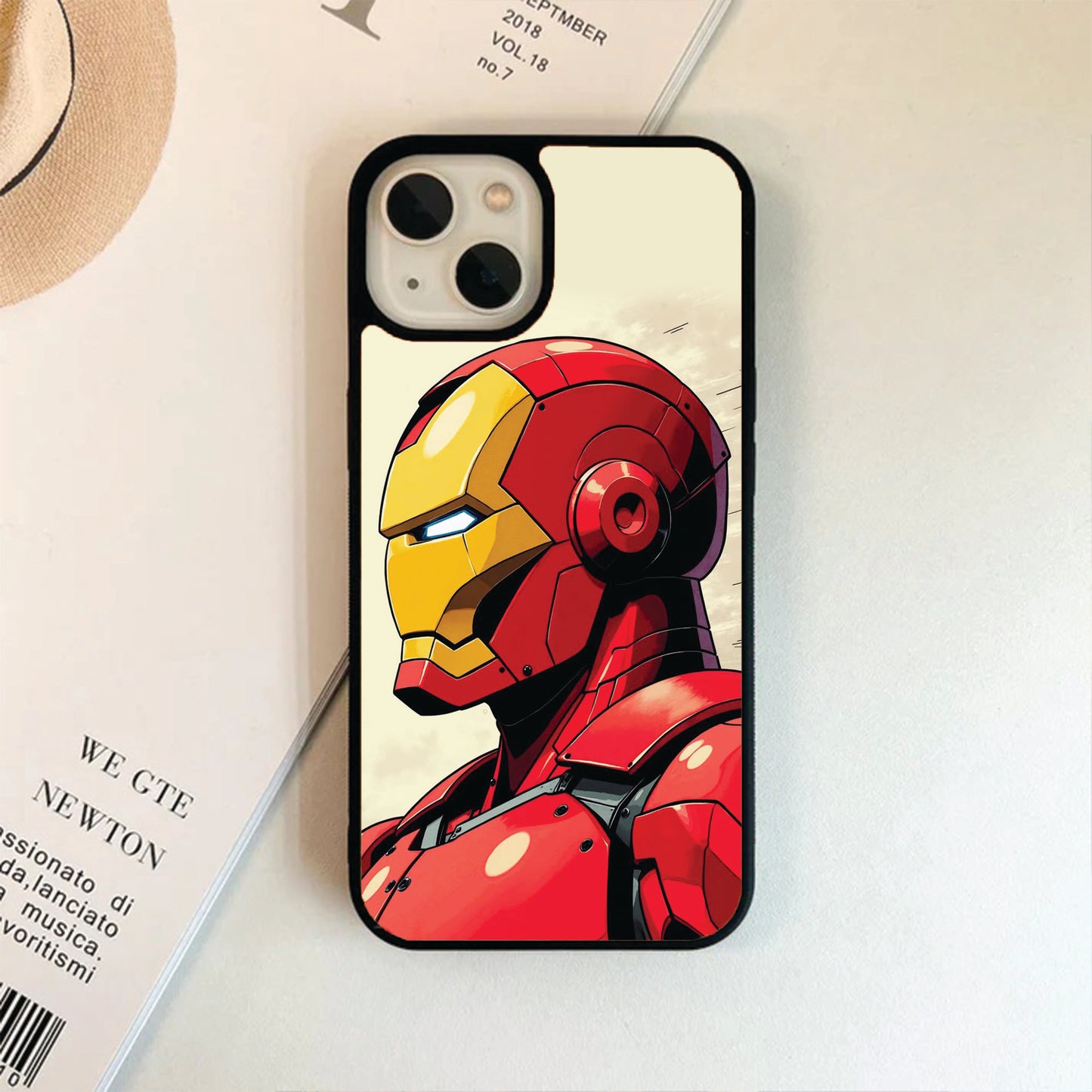 IRON MAN Themed Glass Case Phone Covers
