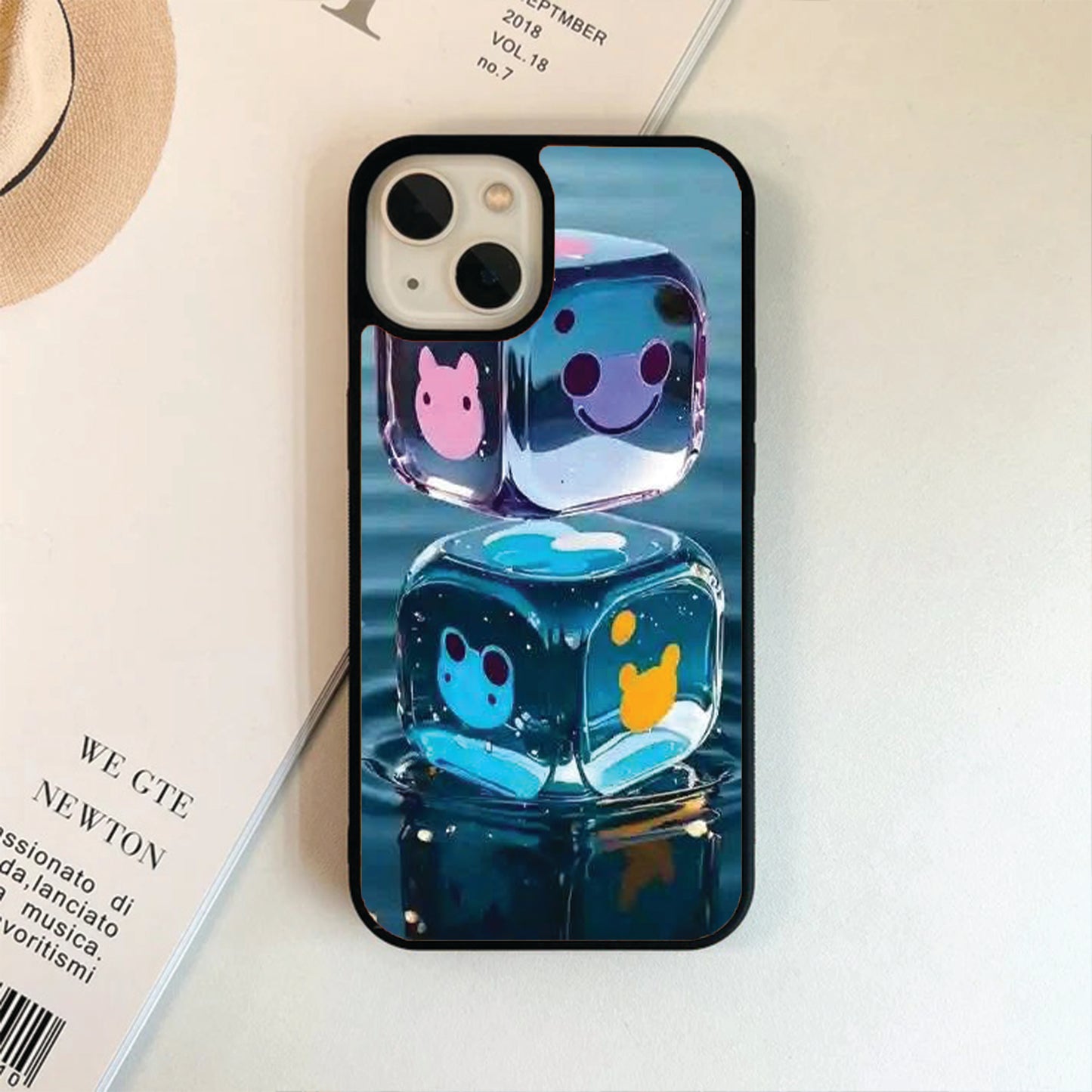 Ludo Smile Water Themed Glass Case / Phone Cover
