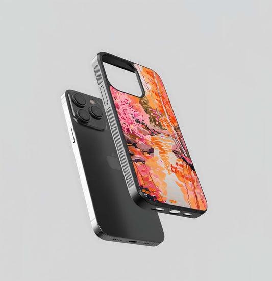 Vibrant Forest Glow Glass Case