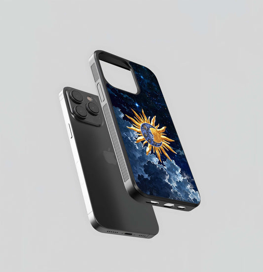 Celestial Gold Embrace Glass Cases