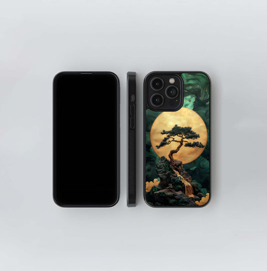 Zen Moon Rise Glass Case