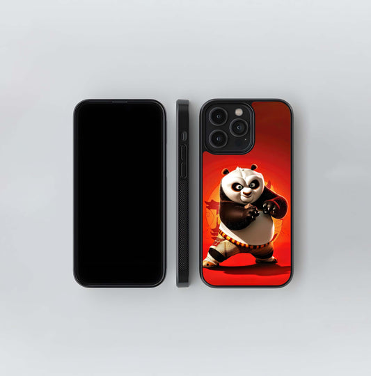Po the Dragon Warrior Glass Case