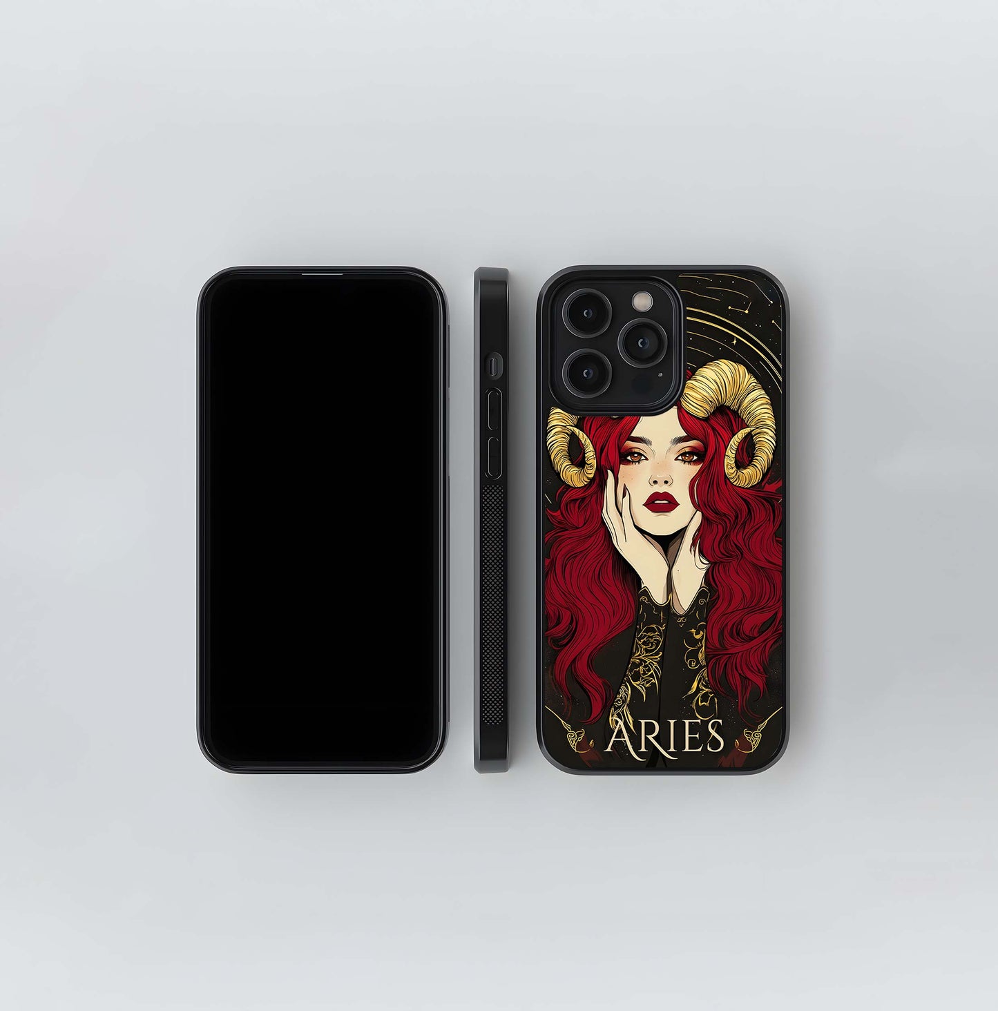 Zodiac Aries Glass Case