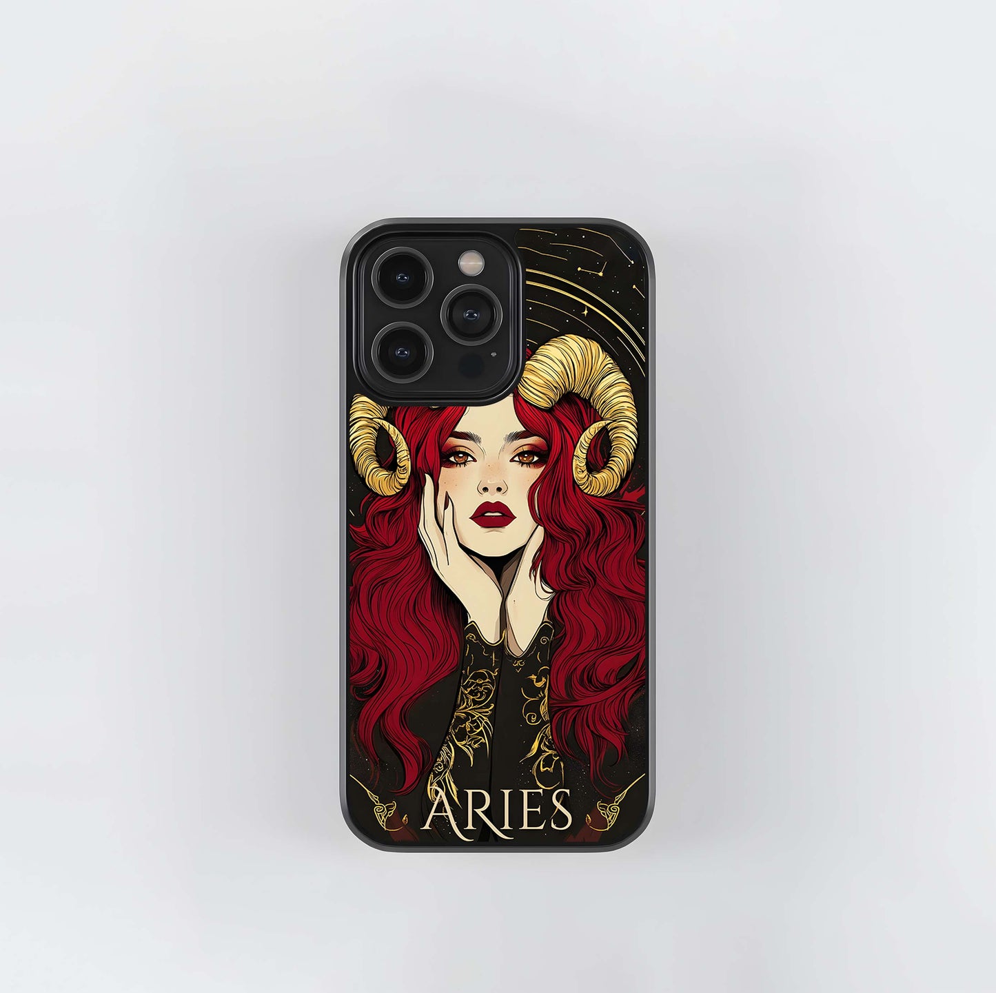 Zodiac Aries Glass Case
