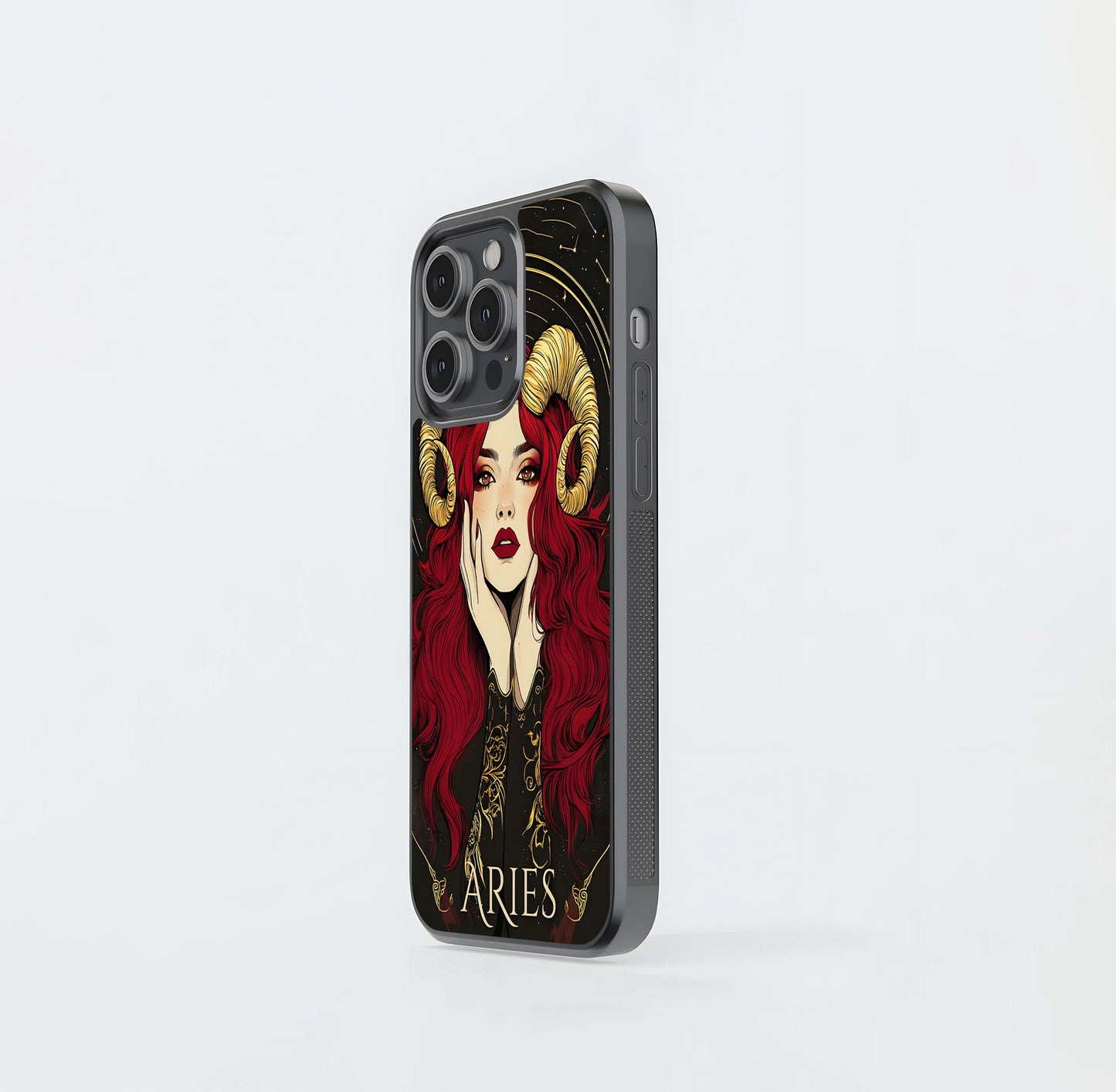 Zodiac Aries Glass Case
