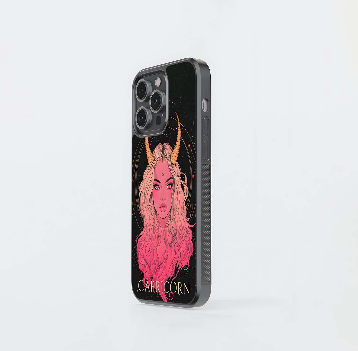 Zodiac Capricorn Glass Case