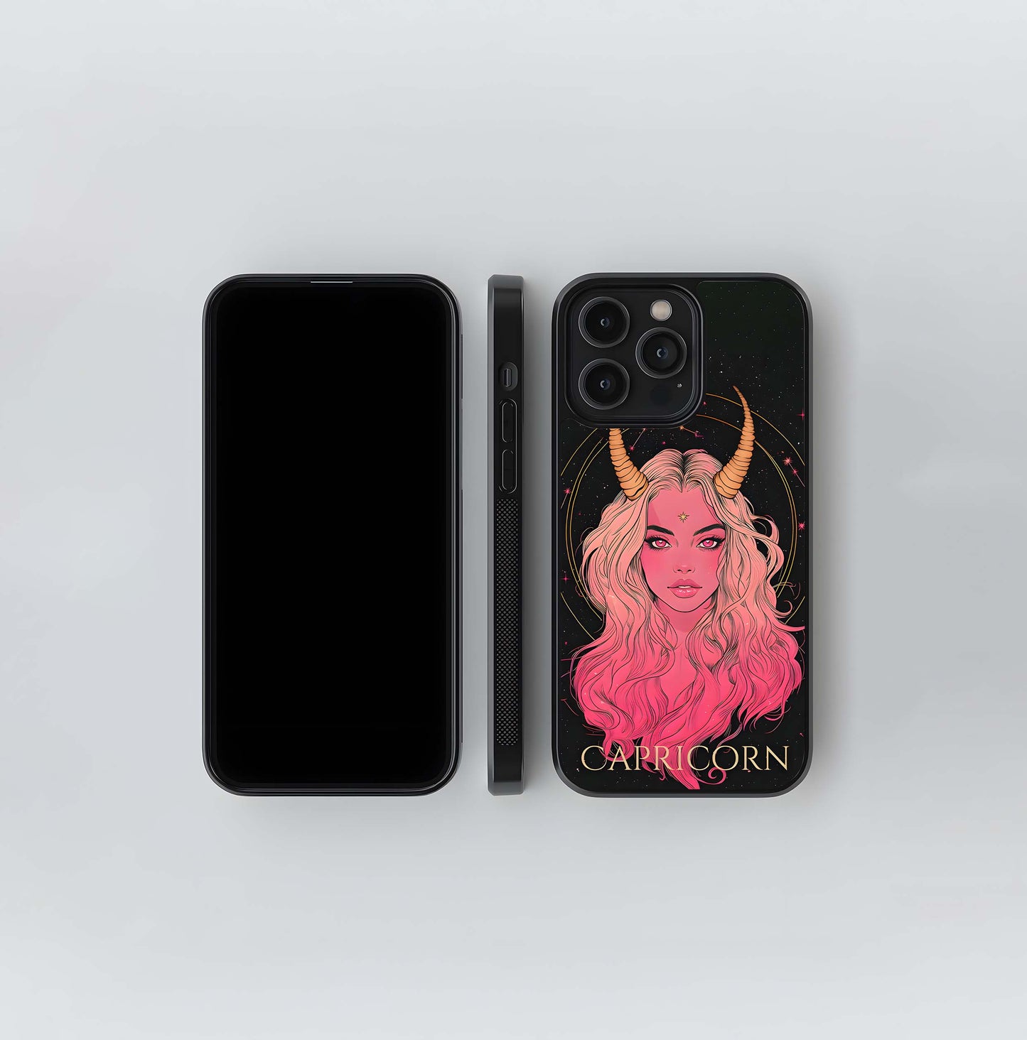 Zodiac Capricorn Glass Case