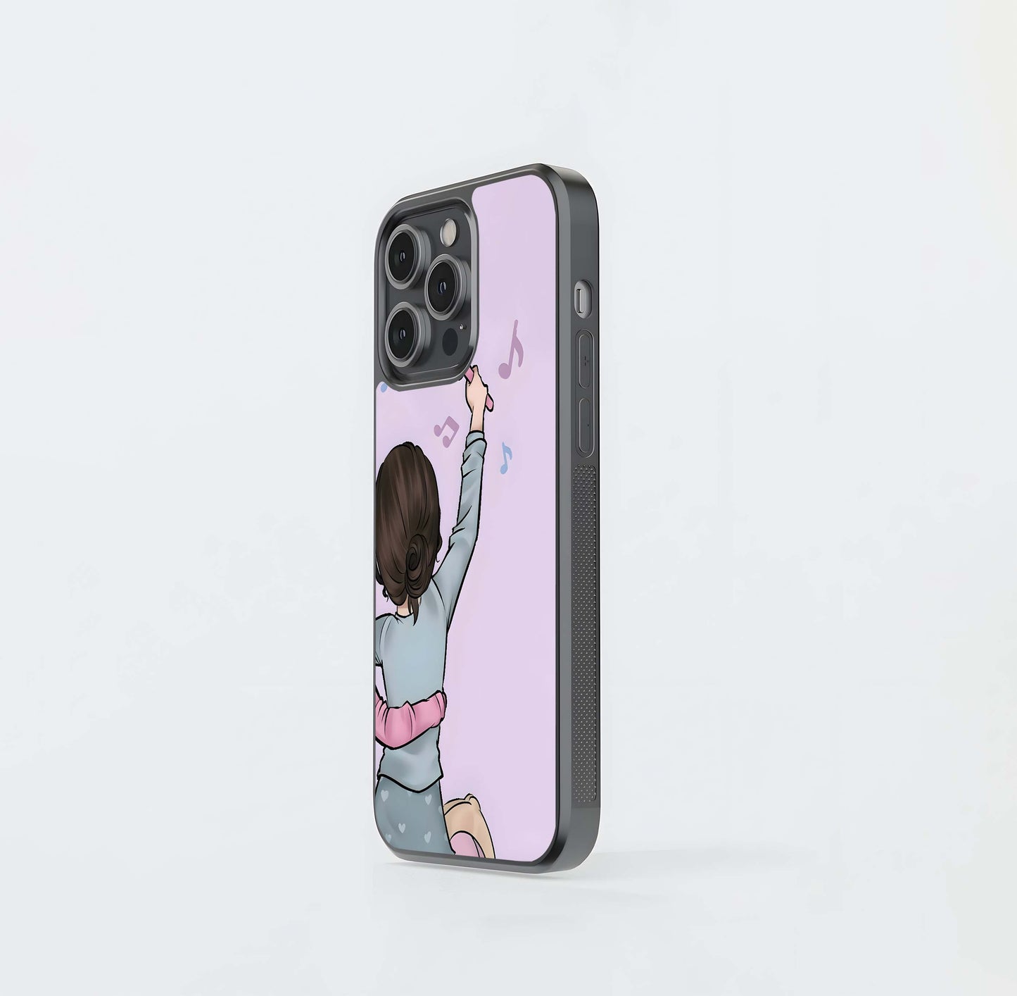 Best Friend Singing (2) Glass Case