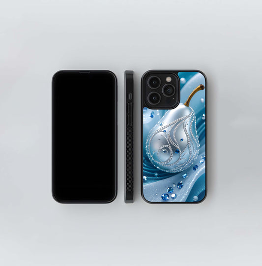 Diamond Azure Pear Glass Case