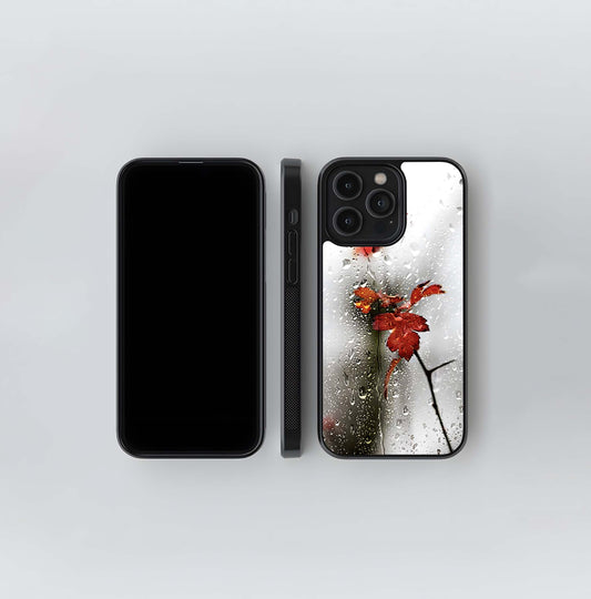 Autumn Rain Window Glass Case