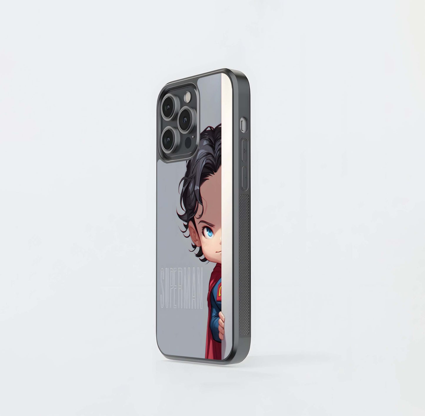 Little Man of Steel Glass Case