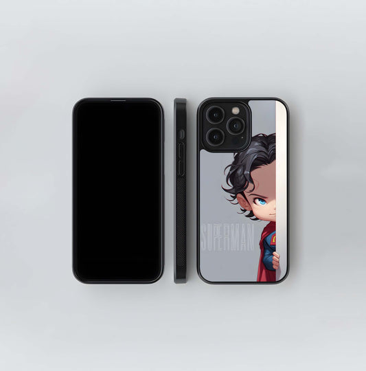 Little Man of Steel Glass Case