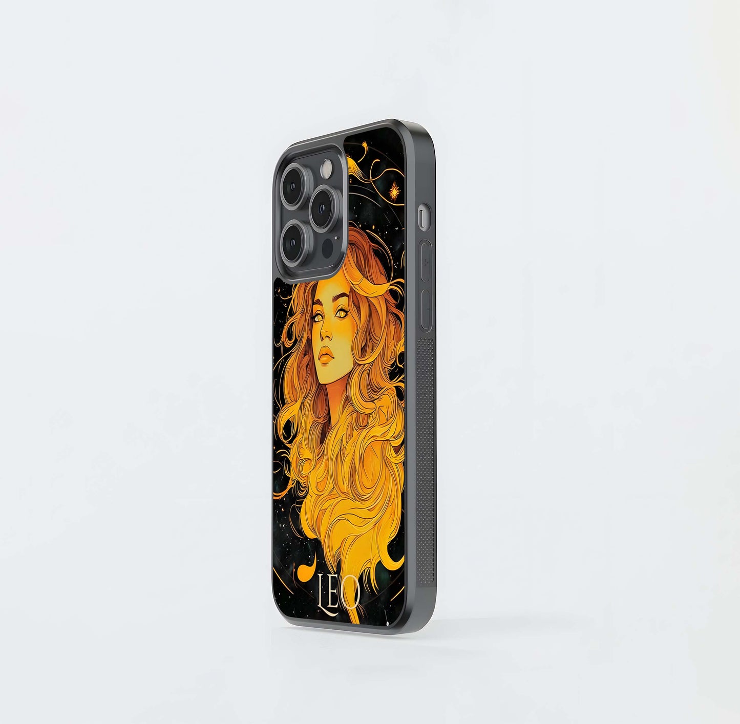 Zodiac Leo Glass Case