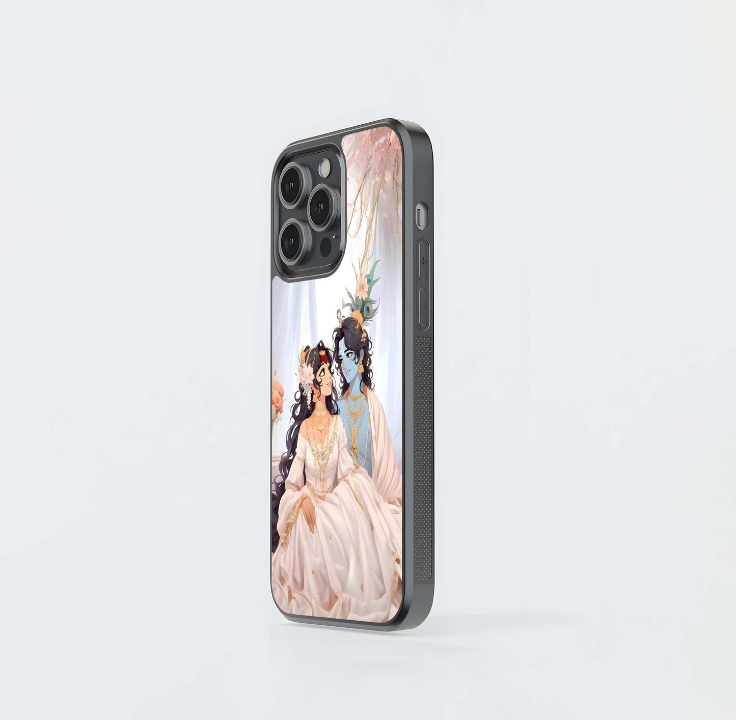 Divine Bridal Couple Glass Case