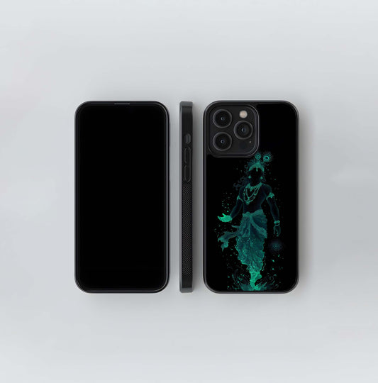 Glow-in-the-Dark Krishna Glass Case