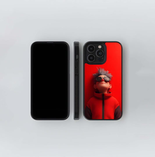 Redhead Rebel Glass Case