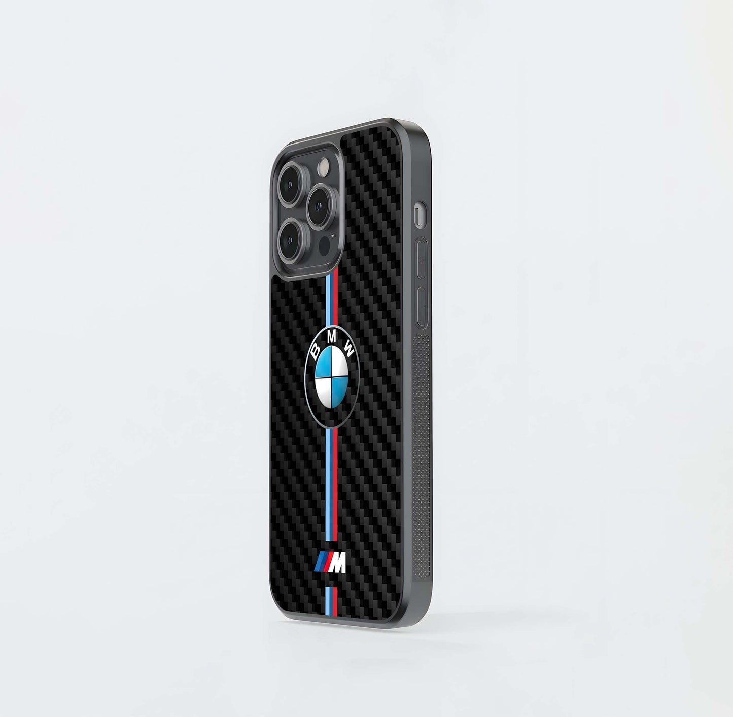 BMW M Carbon Stripes Glass Case