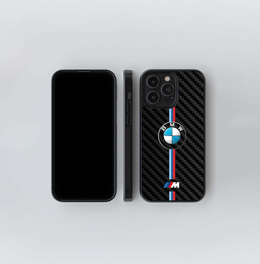 BMW M Carbon Stripes Glass Case
