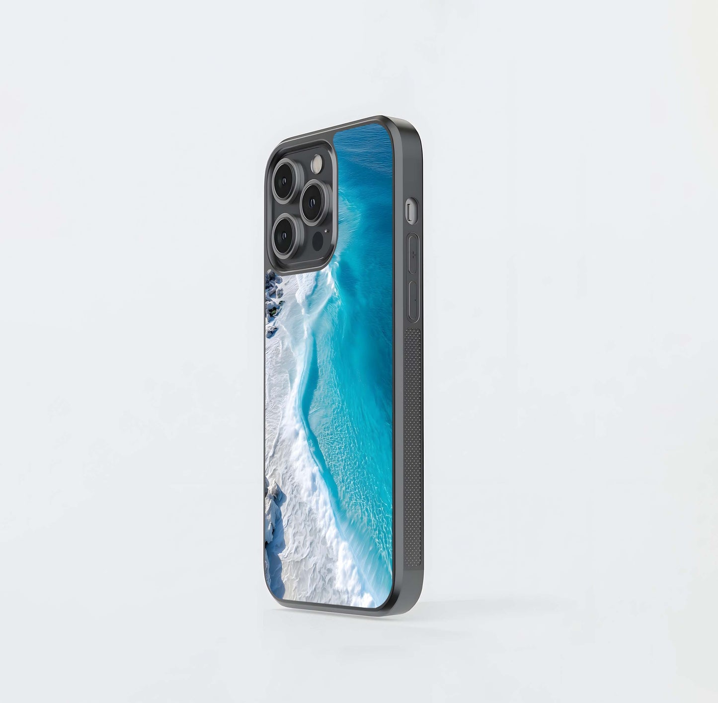 Azure Tide Glass Case